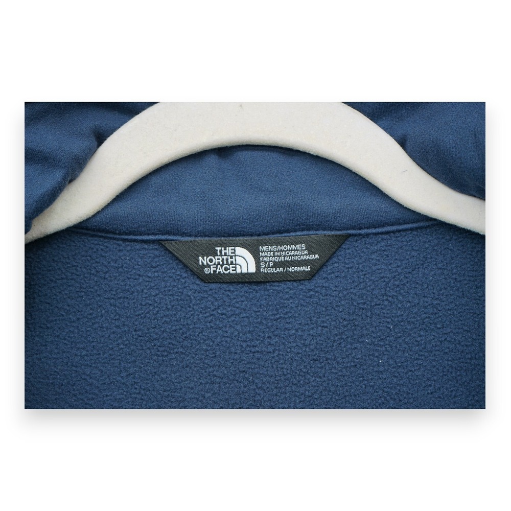 The North Face Men's Small Softshell Dark Navy Blue Full Zip Long Sleeve - Picture 7 of 10